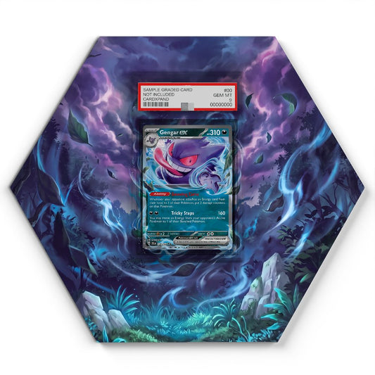 104/162 Gengar ex - Extended Artwork Pokemon Card Display