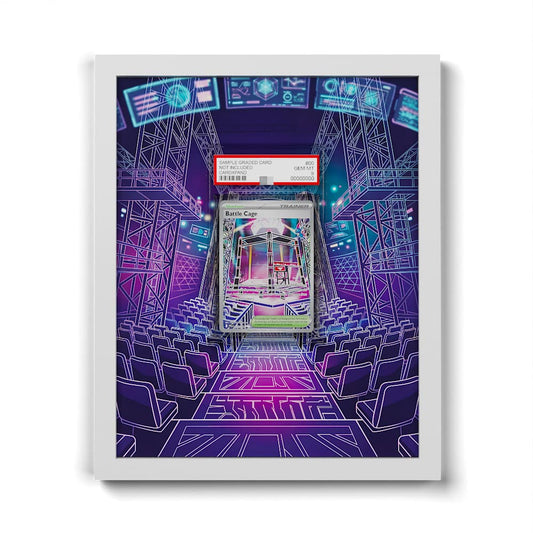 116 Battle Cage - Extended Artwork Framed Pokemon Card Display