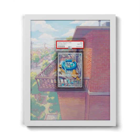 148/142 Squirtle - Extended Artwork Framed Pokemon Card Display