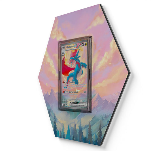 187/159 Salamence EX - Extended Artwork Pokemon Card Display