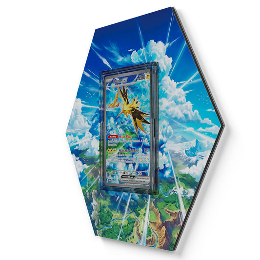 202/165 Zapdos EX - Extended Artwork Pokemon Card Display