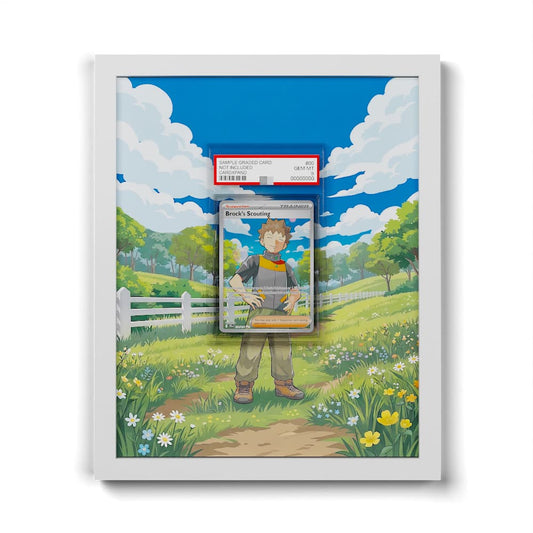 179 Brock's Scouting - Extended Artwork Framed Pokemon Card Display