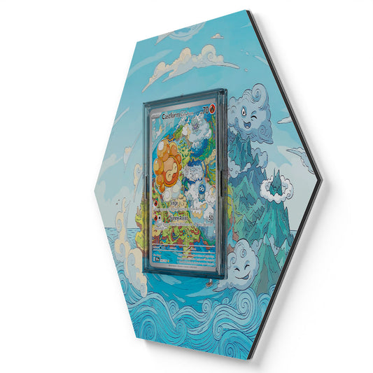195/191 Castform Sunny Form - Extended Artwork Pokemon Card Display
