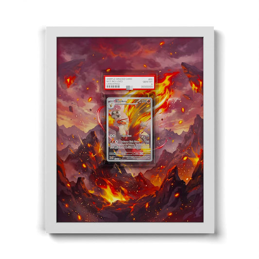192 Blaziken - Extended Artwork Framed Pokemon Card Display