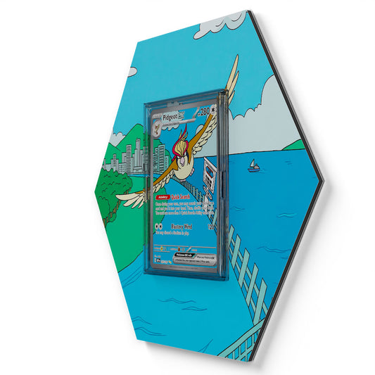 225/197 Pidgeot EX - Extended Artwork Pokemon Card Display