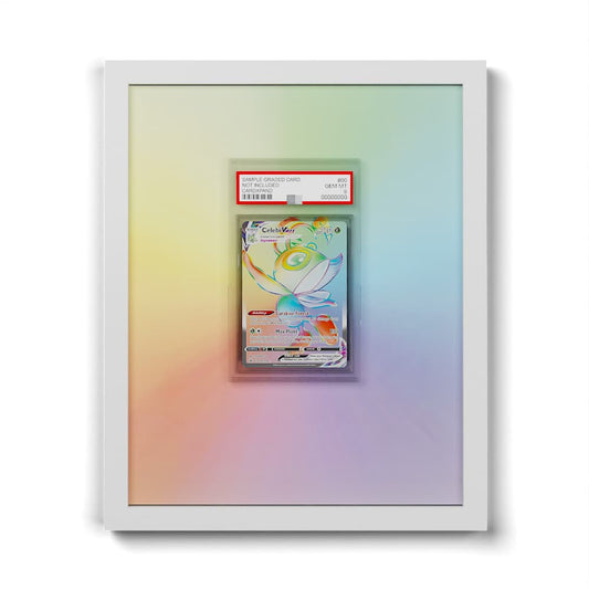 199/198 Celebi VMAX - Extended Artwork Framed Pokemon Card Display