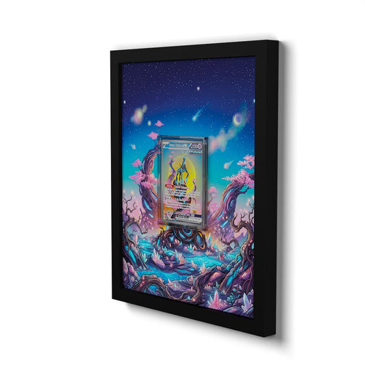 206 Iron Crown EX - Extended Artwork Framed Pokemon Card Display