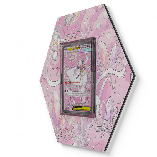 282/217 Mega Diancie EX - Extended Artwork Pokemon Card Display