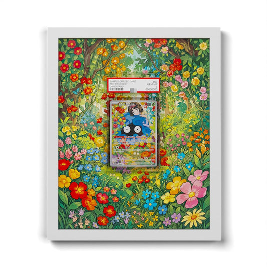 218 Erika's Tangela - Extended Artwork Framed Pokemon Card Display