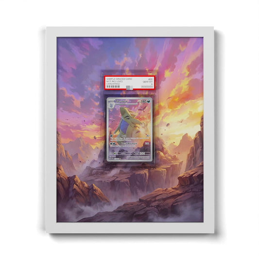 222 Tyranitar - Extended Artwork Framed Pokemon Card Display