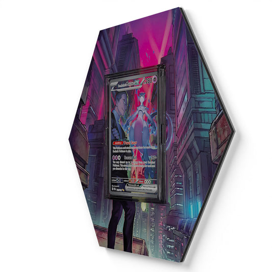 231/182 Team Rocket's Mewtwo - Extended Artwork Pokemon Card Display