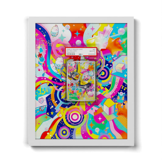 231 Iono's Wattrel - Extended Artwork Framed Pokemon Card Display