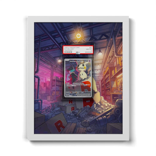238 Team Rocket's Mimikyu - Extended Artwork Framed Pokemon Card Display