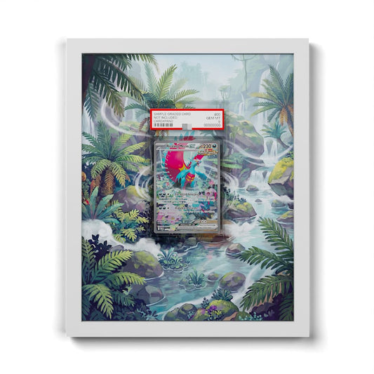 251/182 Roaring Moon - Extended Artwork Framed Pokemon Card Display