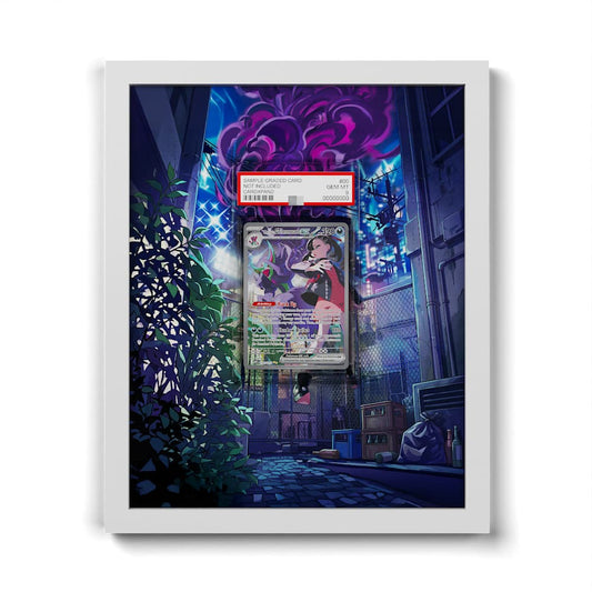 287 Marnie's Grimmsnarl EX - Extended Artwork Framed Pokemon Card Display