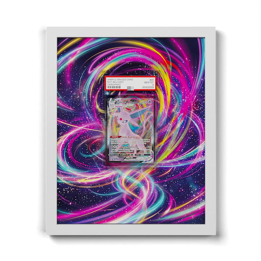 065/203 Espeon VMAX - Extended Artwork Framed Pokemon Card Display