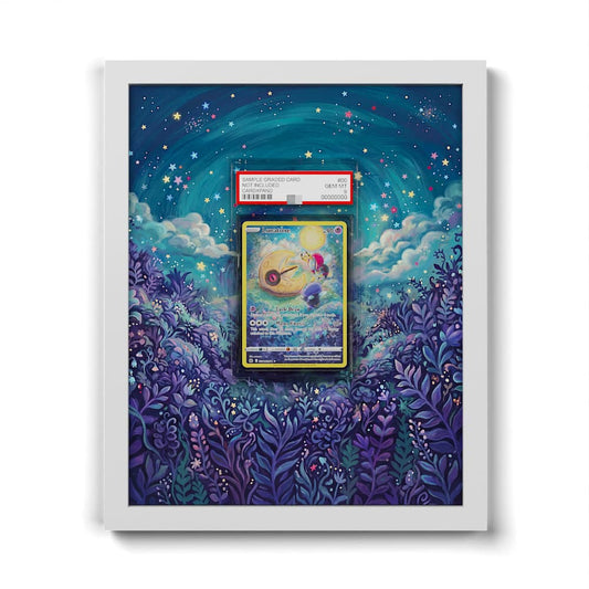 GG11 Lunatone - Extended Artwork Framed Pokemon Card Display