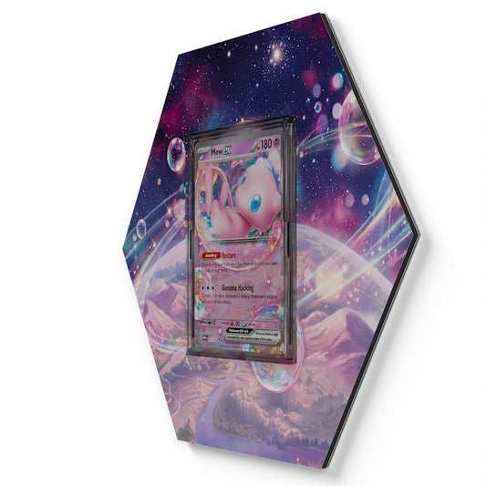 151/165 Mew EX - Extended Artwork Pokemon Card Display