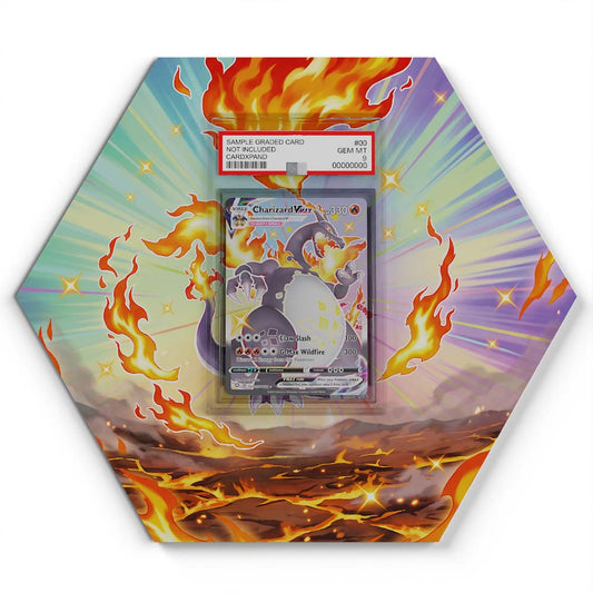 SV107/SV122 Charizard VMAX - Extended Artwork Pokemon Card Display