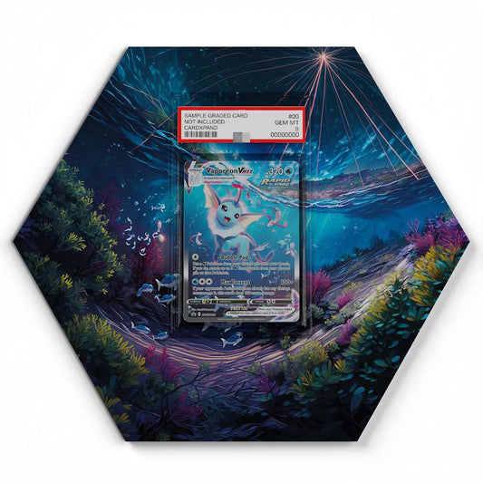SWSH182 Vaporeon VMAX - Extended Artwork Pokemon Card Display