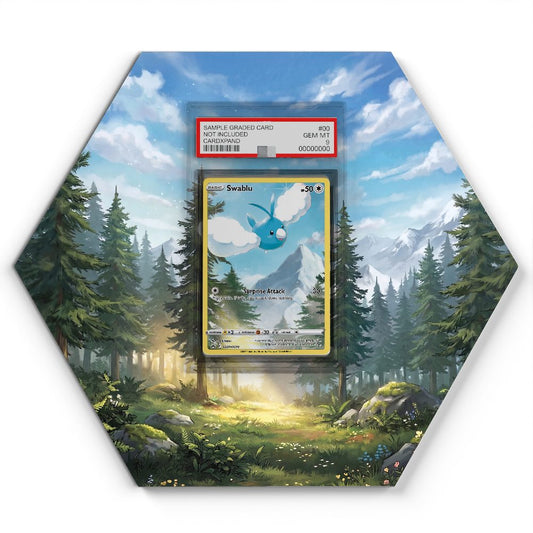 GG27/GG70 Swablu - Extended Artwork Pokemon Card Display