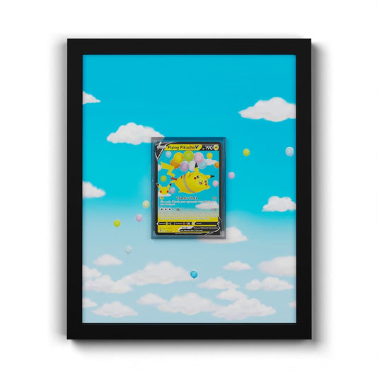 006 Flying Pikachu - Extended Artwork Framed Pokemon Card Display