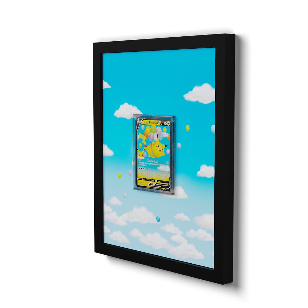 006 Flying Pikachu - Extended Artwork Framed Pokemon Card Display