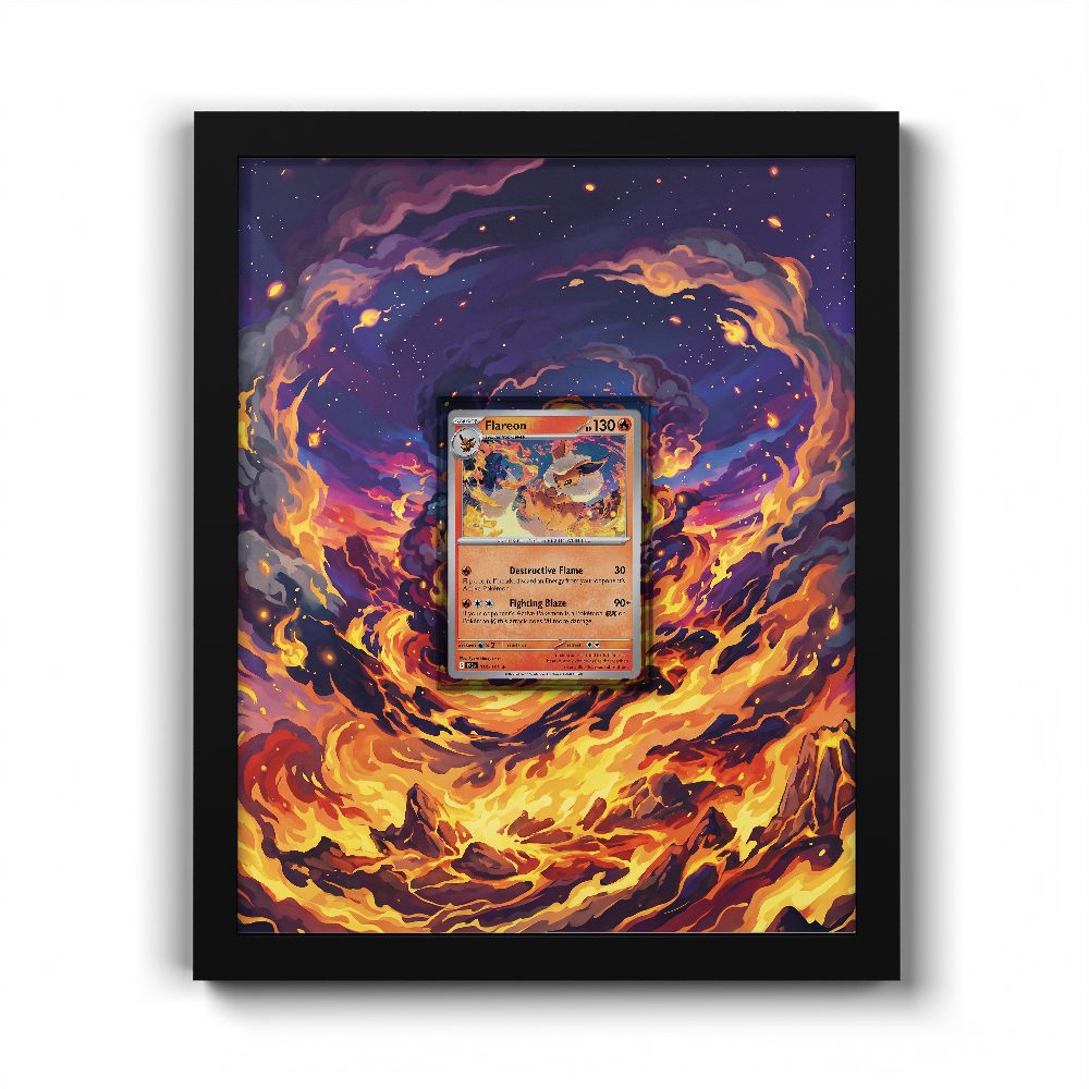 013/131 Flareon - Extended Artwork Pokemon Card Frame