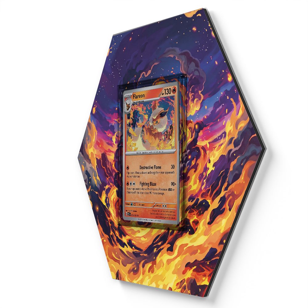 013/131 Flareon - Extended Artwork Pokemon Card Display