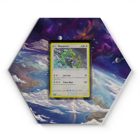 014/015 Rayquaza - Extended Artwork Pokemon Card Display