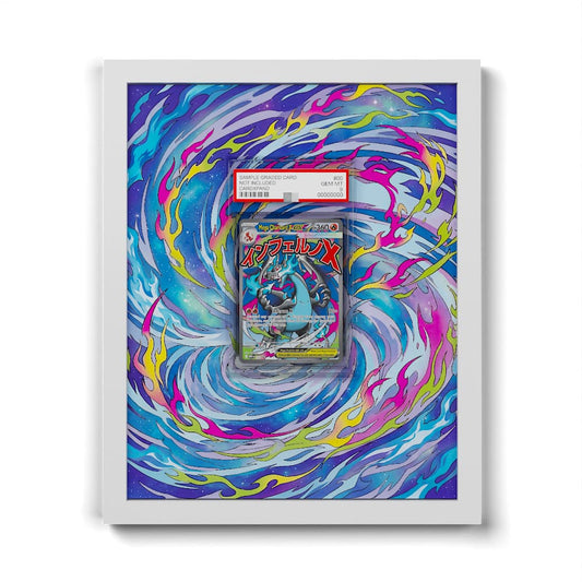 023 Mega Charizard X EX - Extended Artwork Framed Pokemon Card Display