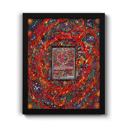 024 Oricorio EX - Extended Artwork Framed Pokemon Card Display