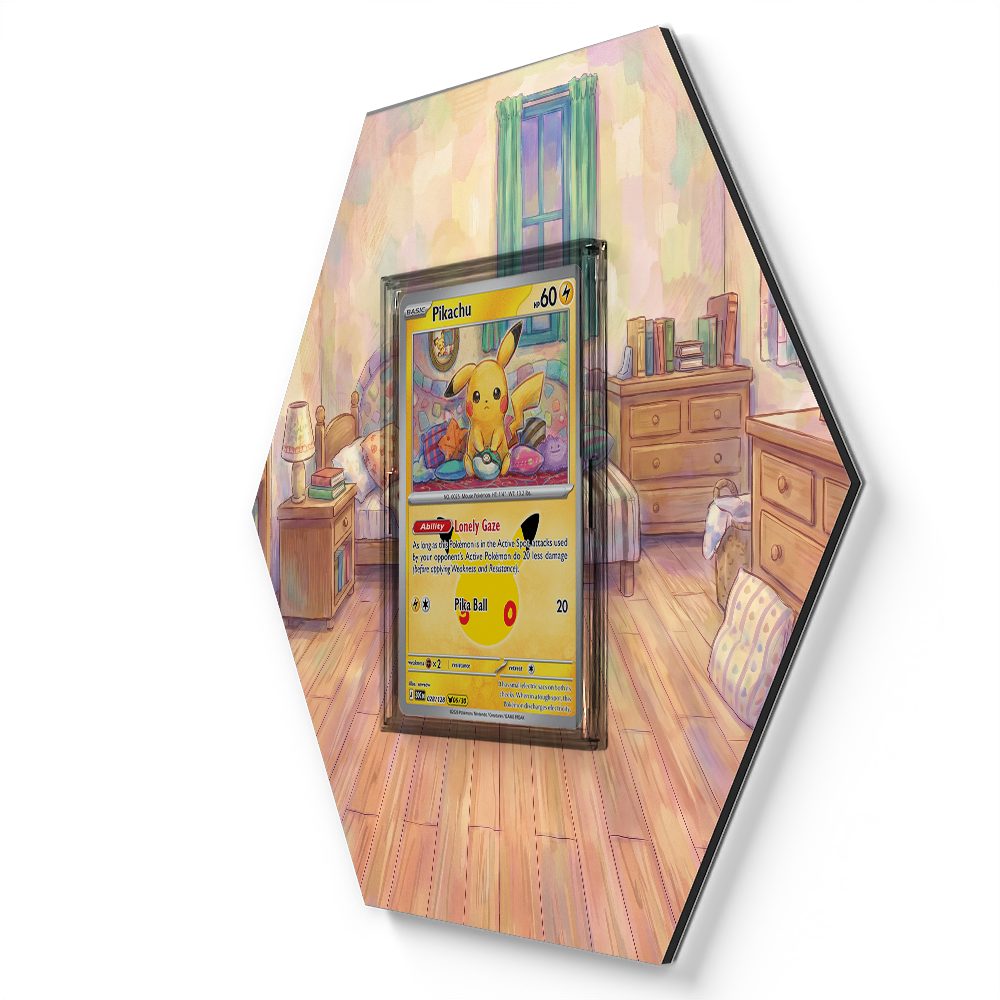 028/128 Pikachu - Extended Artwork Pokemon Card Display