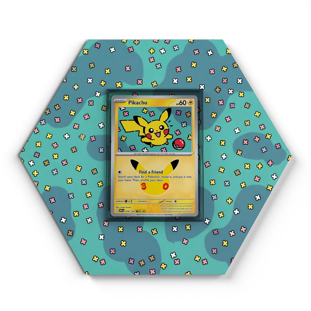 029/128 Pikachu - Extended Artwork Pokemon Card Display