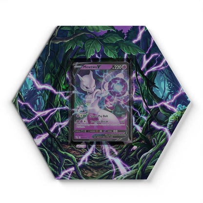 030/078 Mewtwo V - Extended Artwork Pokemon Card Display