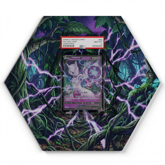 030/078 Mewtwo V - Extended Artwork Pokemon Card Display