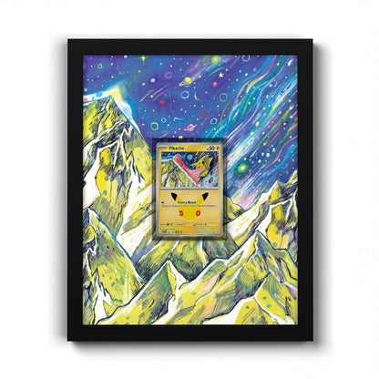 032/128 Pikachu - Extended Artwork Pokemon Card Frame