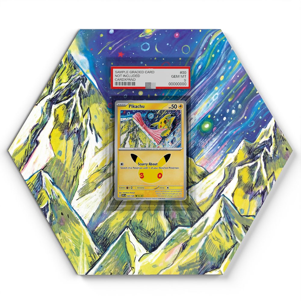 032/128 Pikachu - Extended Artwork Pokemon Card Display