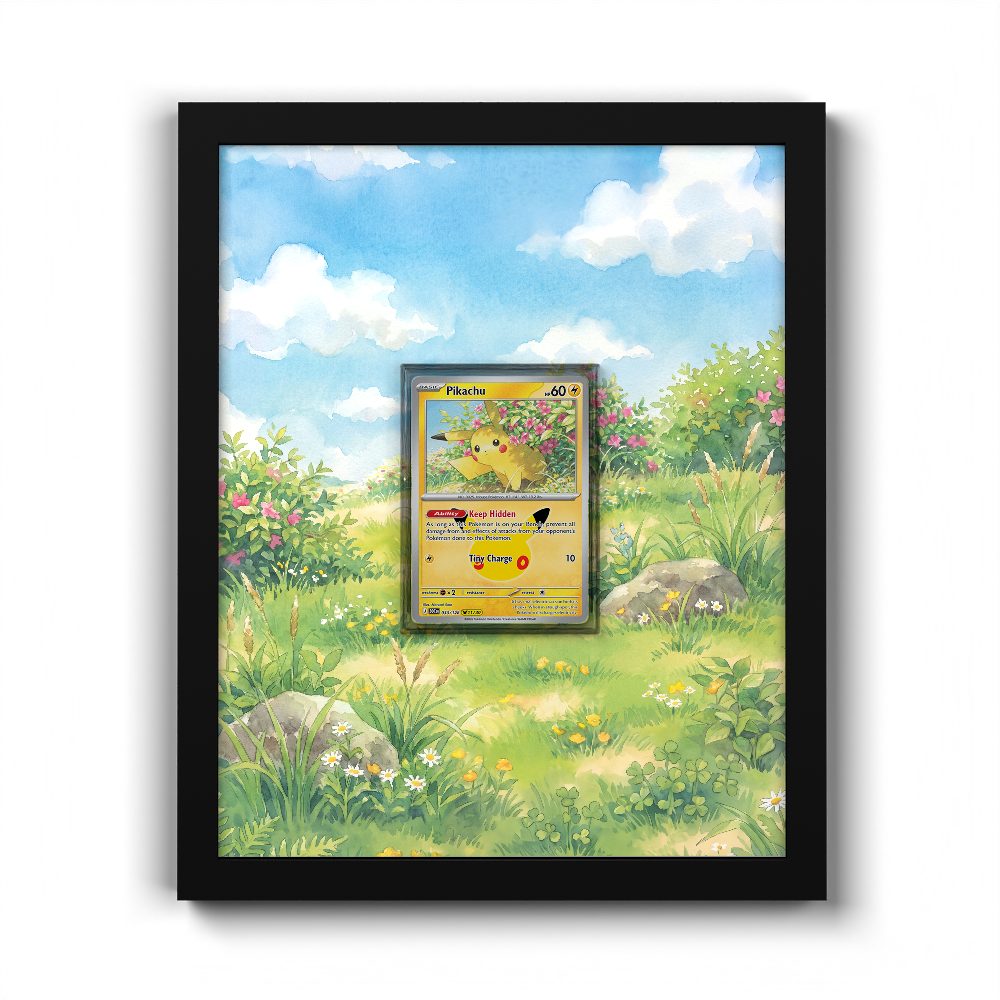 033/128 Pikachu - Extended Artwork Pokemon Card Frame