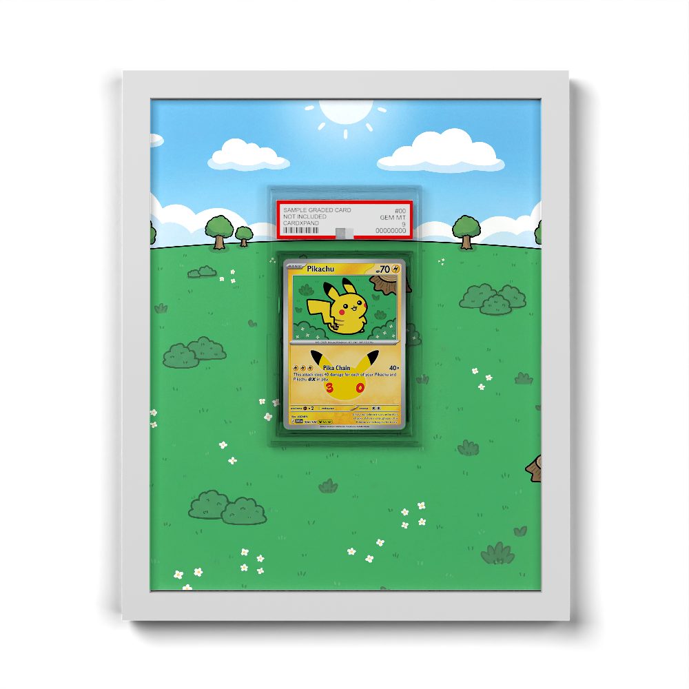034/128 Pikachu - Extended Artwork Pokemon Card Frame