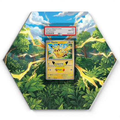 037/128 Pikachu - Extended Artwork Pokemon Card Display