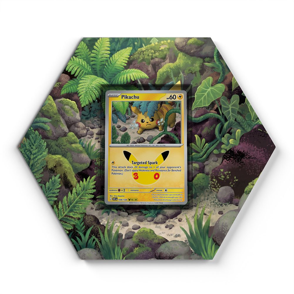 038/128 Pikachu - Extended Artwork Pokemon Card Display