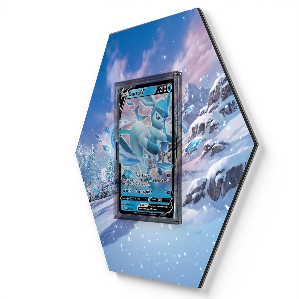 038/159 Glaceon V - Extended Artwork Pokemon Card Display