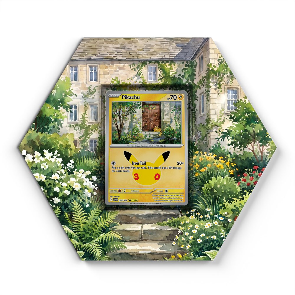 039/128 Pikachu - Extended Artwork Pokemon Card Display