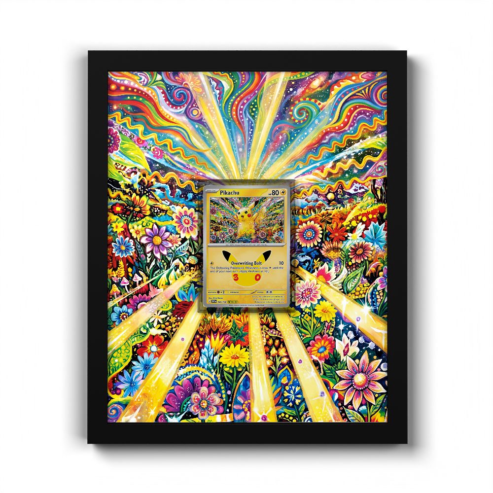 040/128 Pikachu - Extended Artwork Pokemon Card Frame