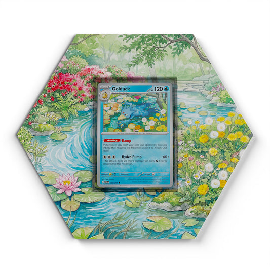 040/217 Golduck - Extended Artwork Pokemon Card Display