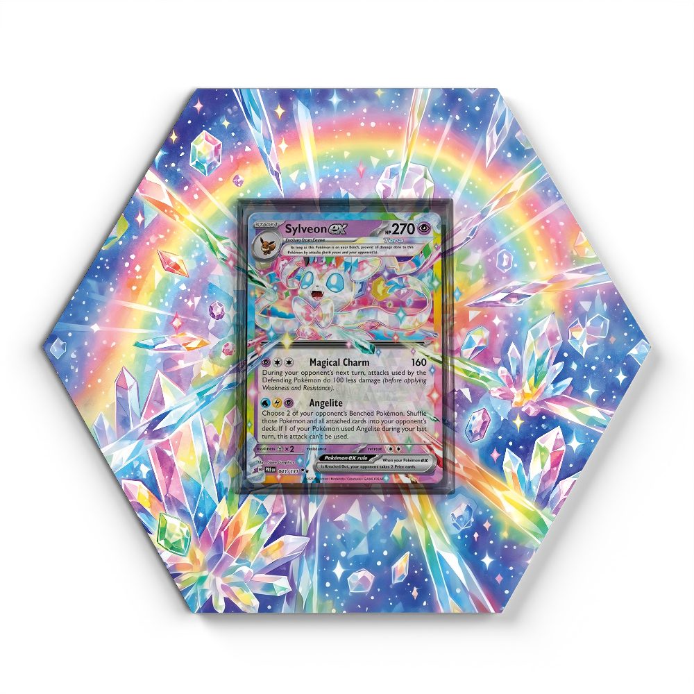 041/131 Sylveon ex - Extended Artwork Pokemon Card Display