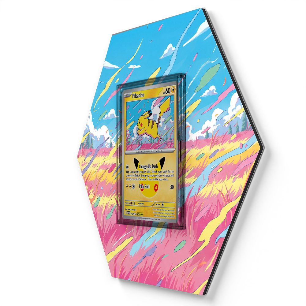042/128 Pikachu - Extended Artwork Pokemon Card Display