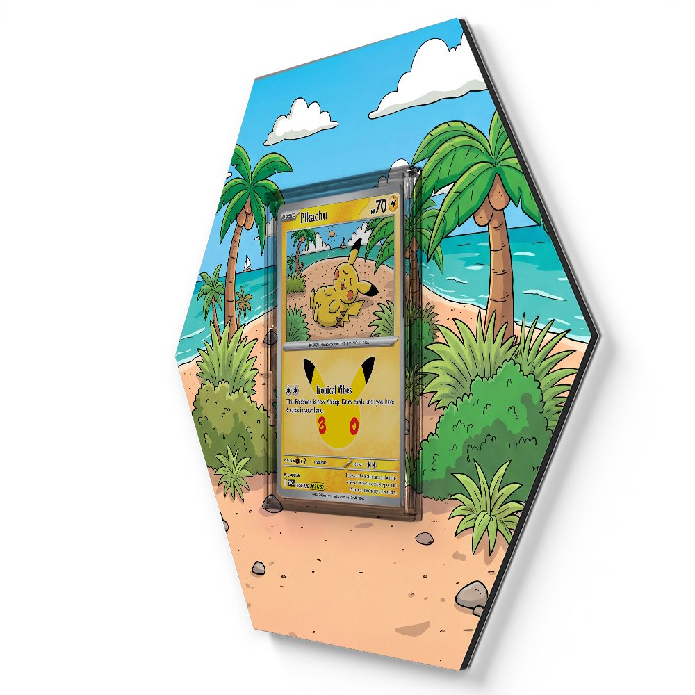 043/128 Pikachu - Extended Artwork Pokemon Card Display
