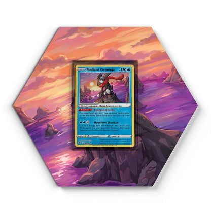 046/189 Radiant Greninja - Extended Artwork Pokemon Card Display